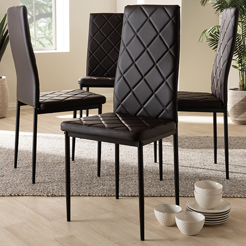 Baxton Studio Blaise Dining Chairs - Set Of 4