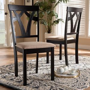 Baxton Studio Sylvia Dining Chairs - Set of 2