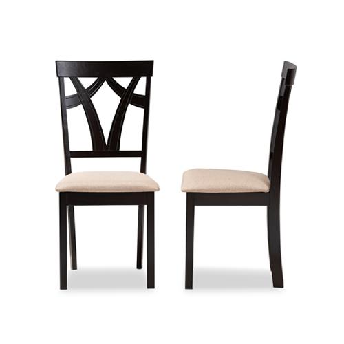 Baxton Studio Sylvia Dining Chairs - Set of 2 alternate view