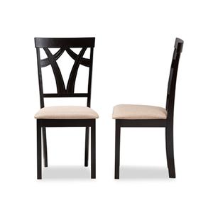 Baxton Studio Sylvia Dining Chairs - Set of 2 alternate view