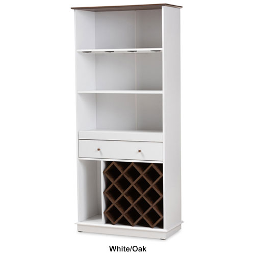 Baxton Studio Mattia Wine Cabinet