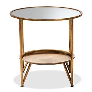 Baxton Studio Tamsin Accent Table with Tray Shelf alternate view