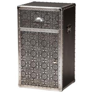 Baxton Studio Cosette Collection Floral Accent Cabinet alternate view