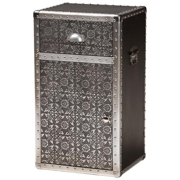 Baxton Studio Cosette Collection Floral Accent Cabinet alternate view