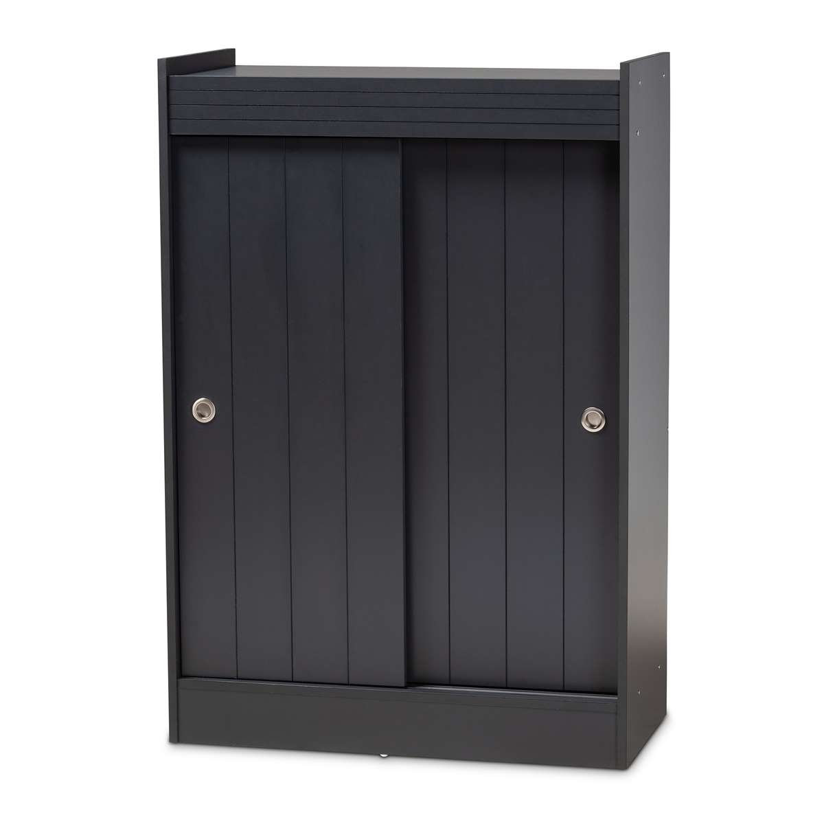 Baxton Studio Leone 2 Door Wood Entryway Shoe Storage Cabinet