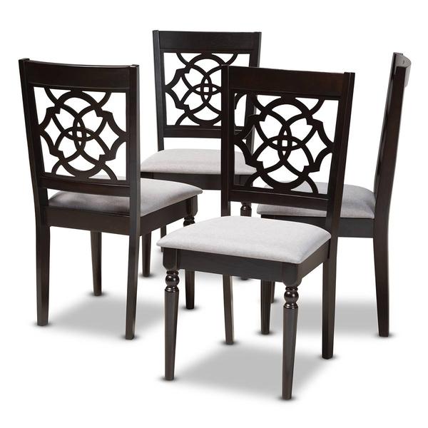 Baxton Studio Renaud Wooden Dining Chair - Set of 4 alternate view