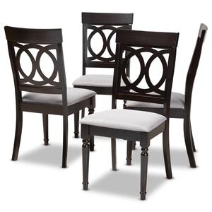 Baxton Studio Lucie Wooden Dining Chair - Set of 4 alternate view