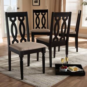 Baxton Studio Cherese Wooden Dining Chair - Set of 4