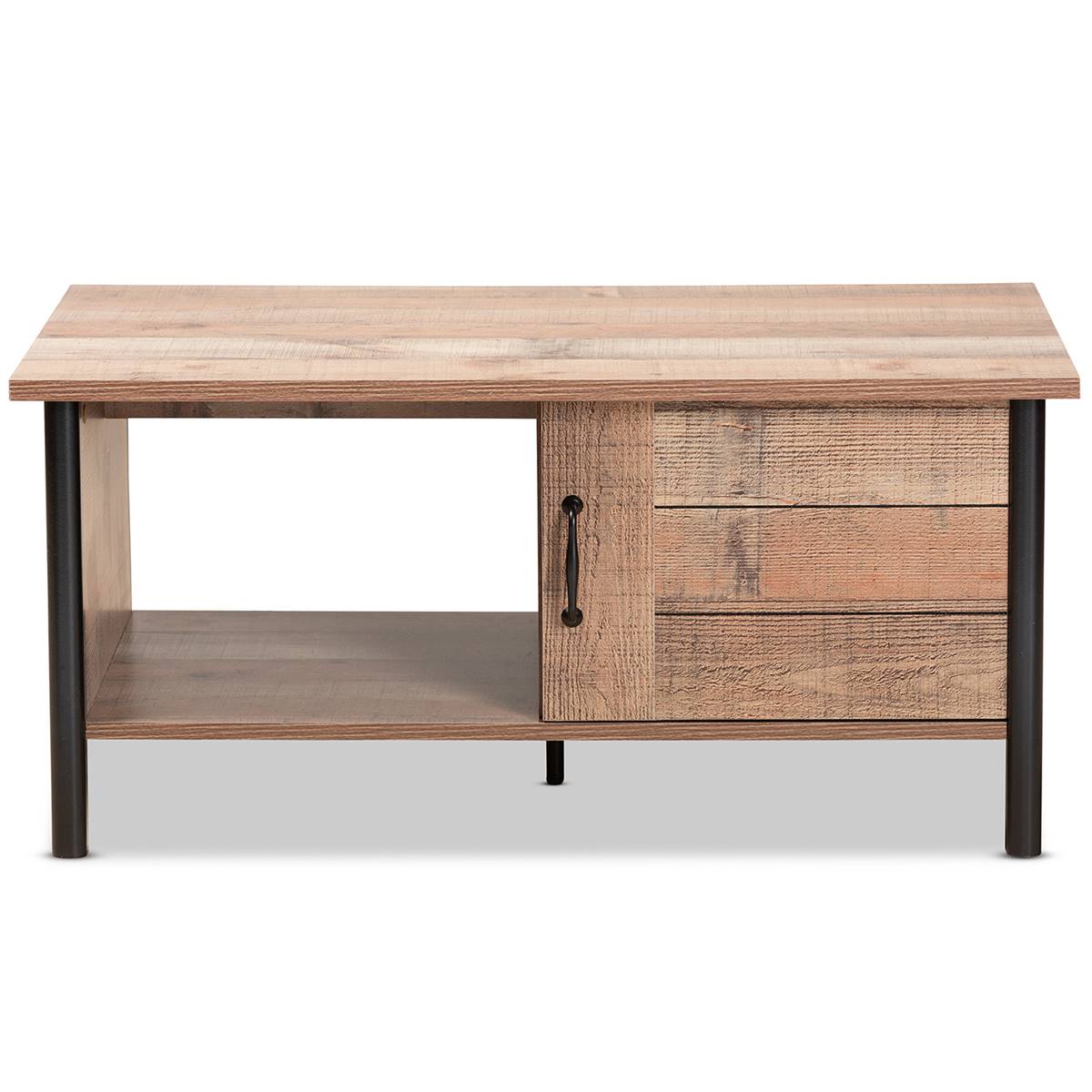 Baxton Studio Vaughan Oak Brown Finished Wood Coffee Table