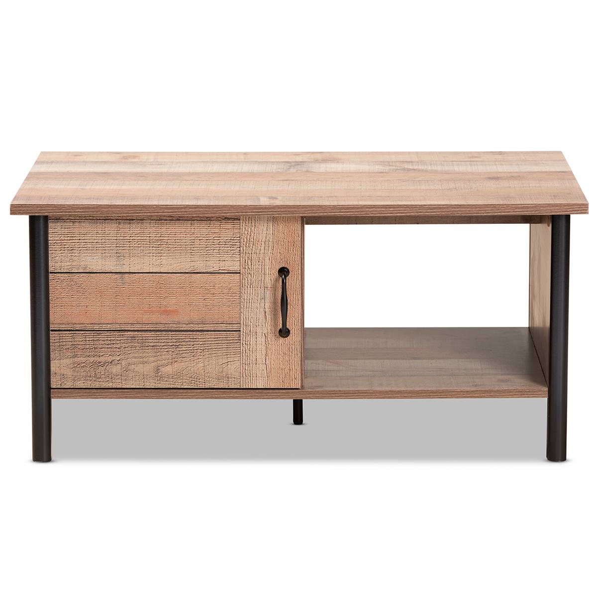 Baxton Studio Vaughan Oak Brown Finished Wood Coffee Table