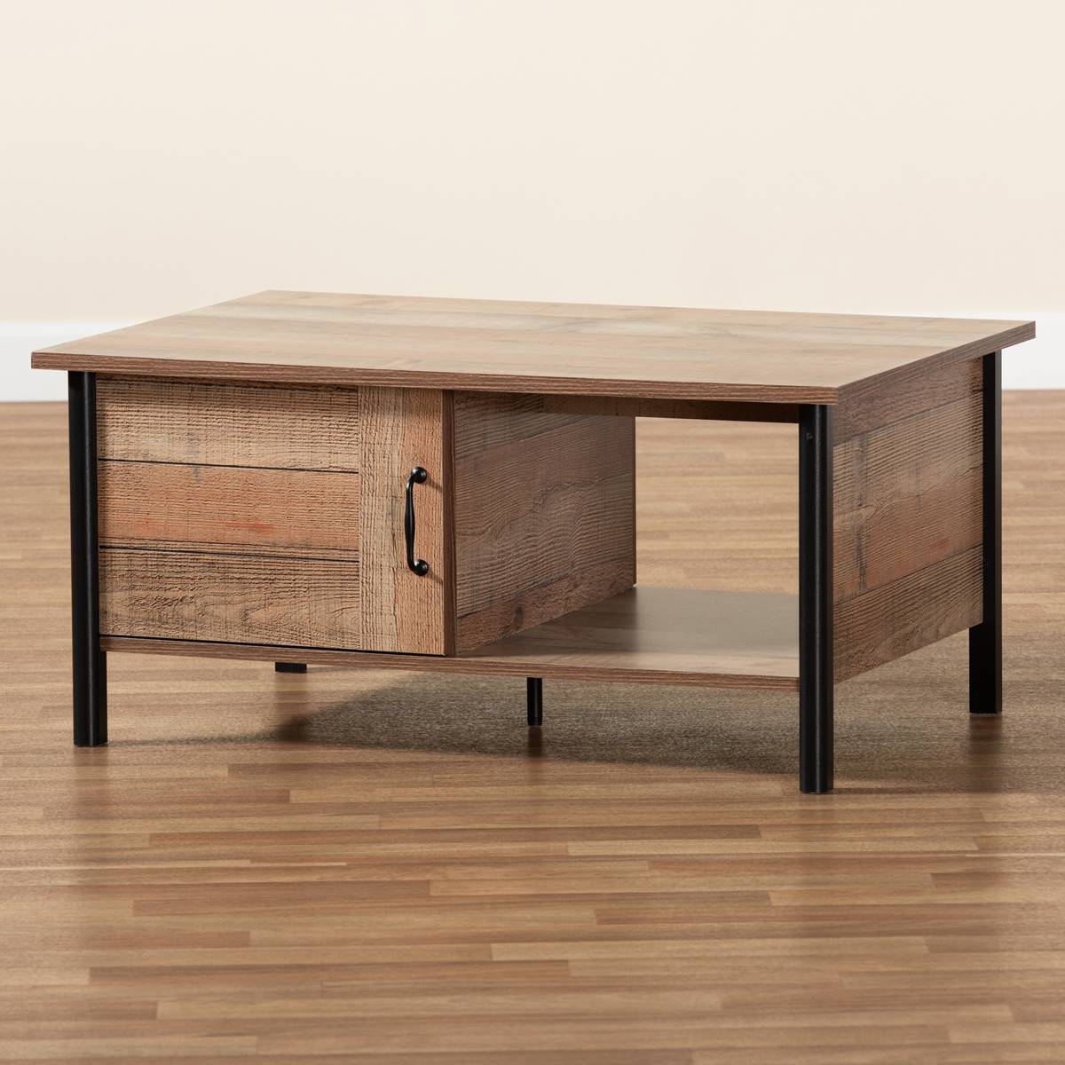 Baxton Studio Vaughan Oak Brown Finished Wood Coffee Table