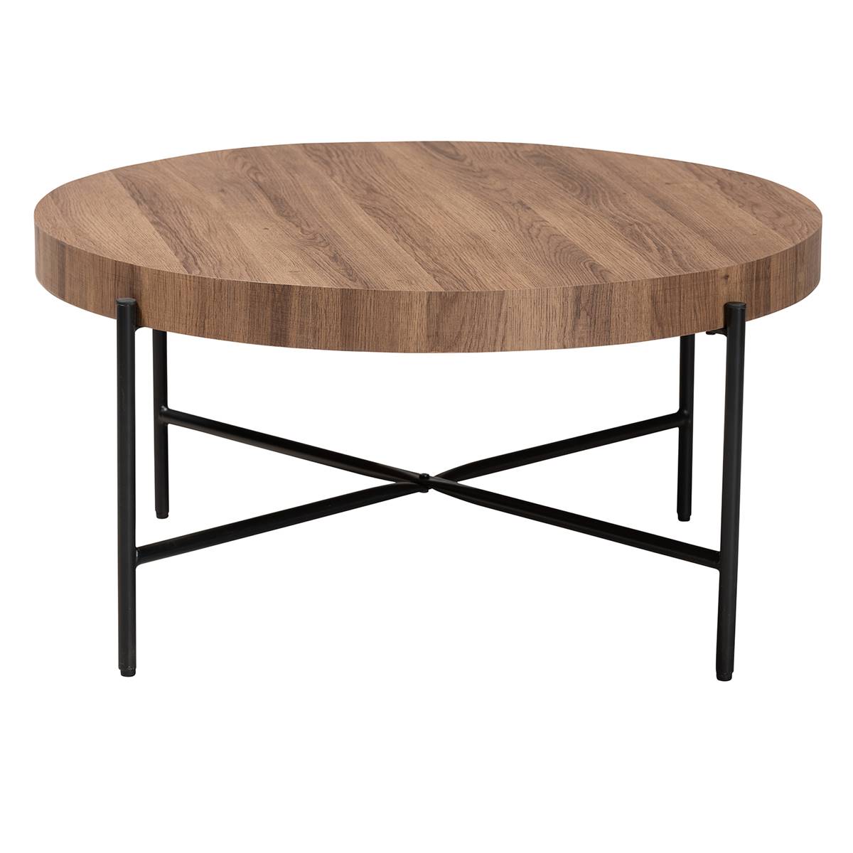 Baxton Studio Umar Modern Walnut Finished Wood Coffee Table