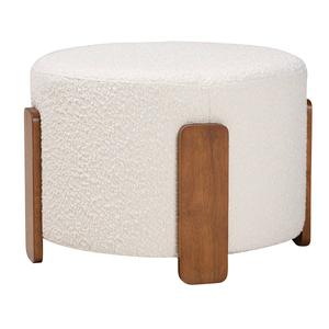 Baxton Studio Finlay Modern Japandi Ottoman