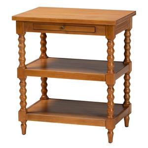 Baxton Studio Imogene Retro-Modern Wood End Table