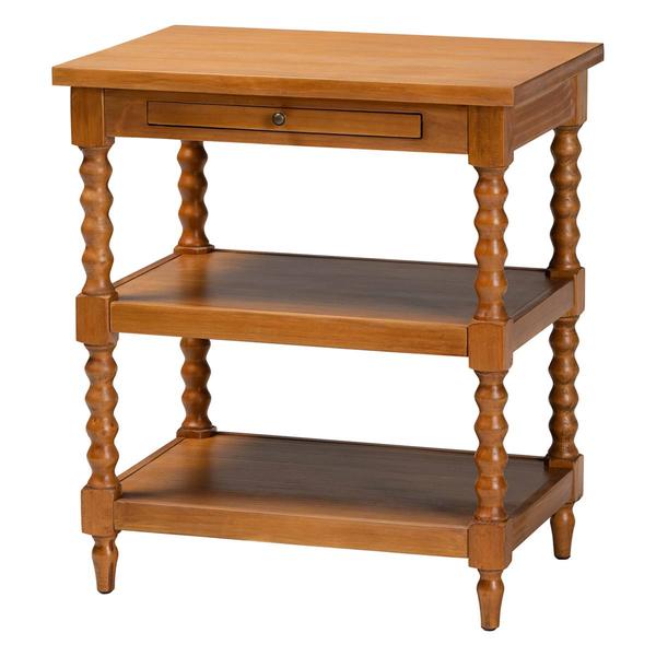 Baxton Studio Imogene Retro-Modern Wood End Table alternate view