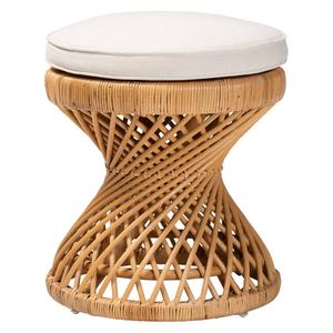 bali & pari Borneo Bohemian Rattan Footstool