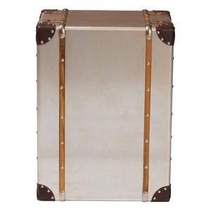 Baxton Studio Naylor Vintage Matte Bronze 3-Drawer Cabinet alternate view