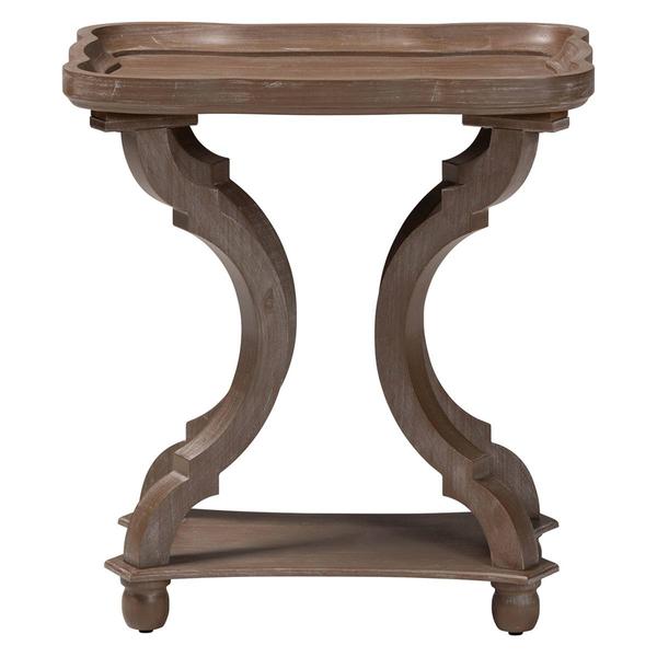 Baxton Studio Yannick French Country End Table alternate view