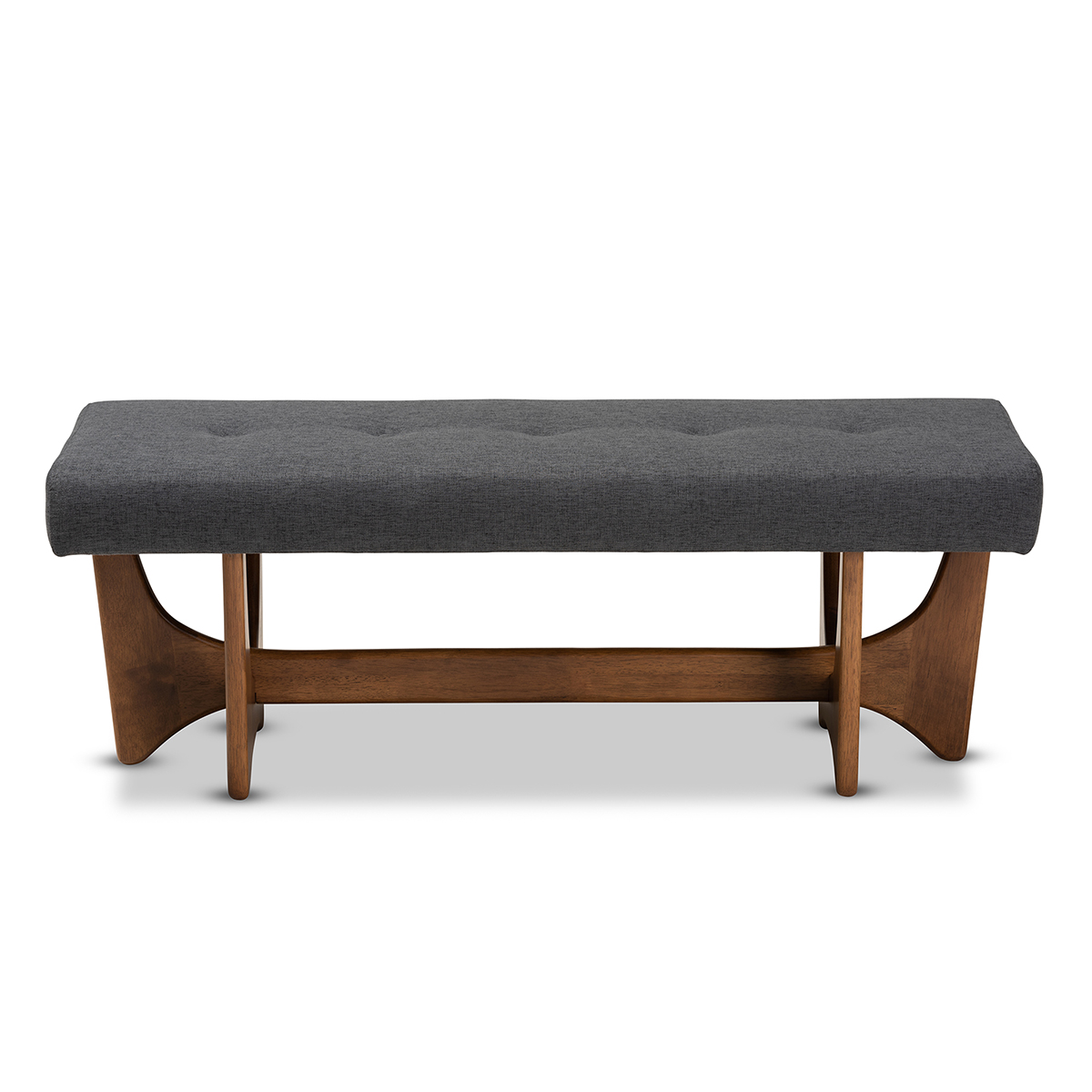 Baxton Studio Theo Upholstered Bench