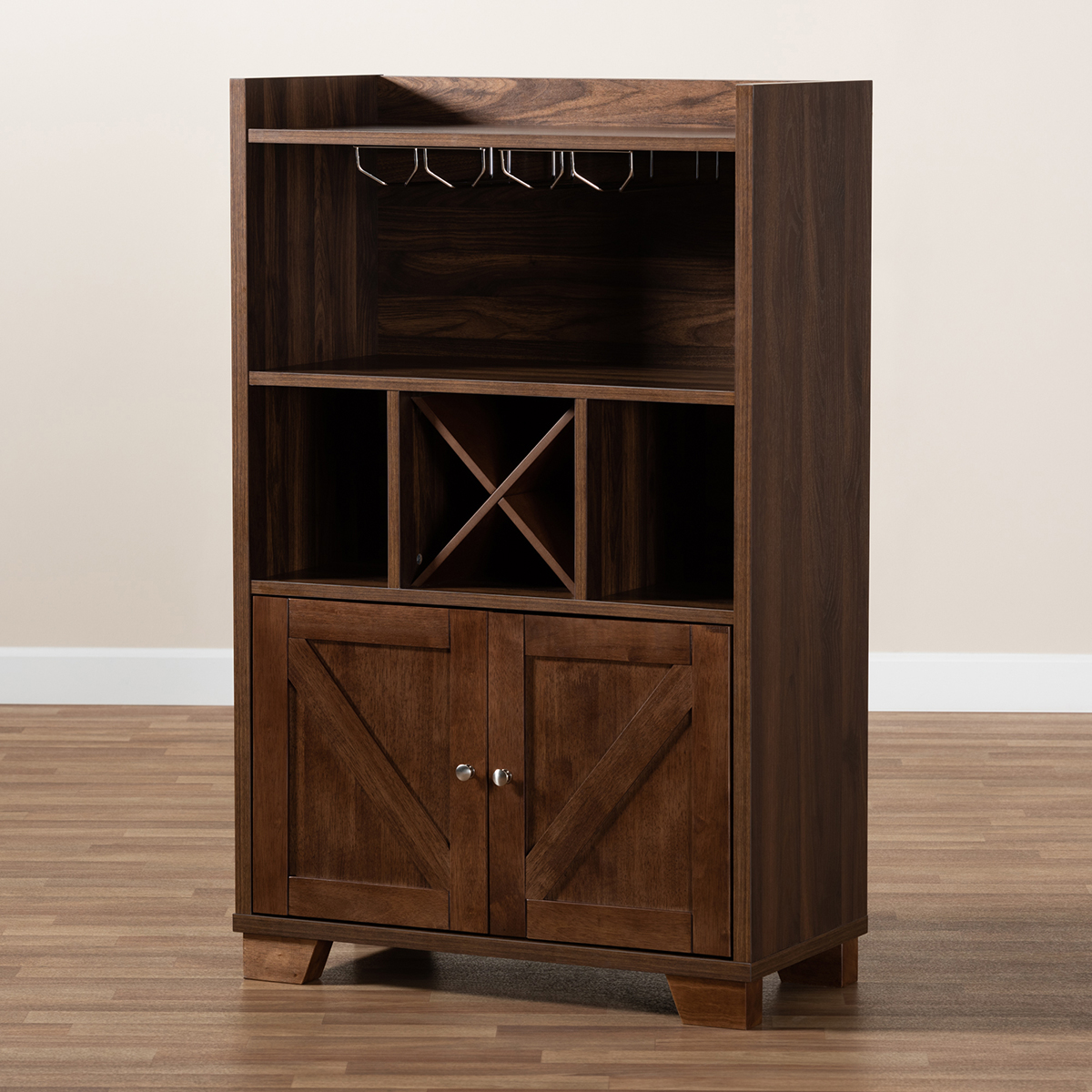 Baxton Studio Carrie Wine Storage Cabinet