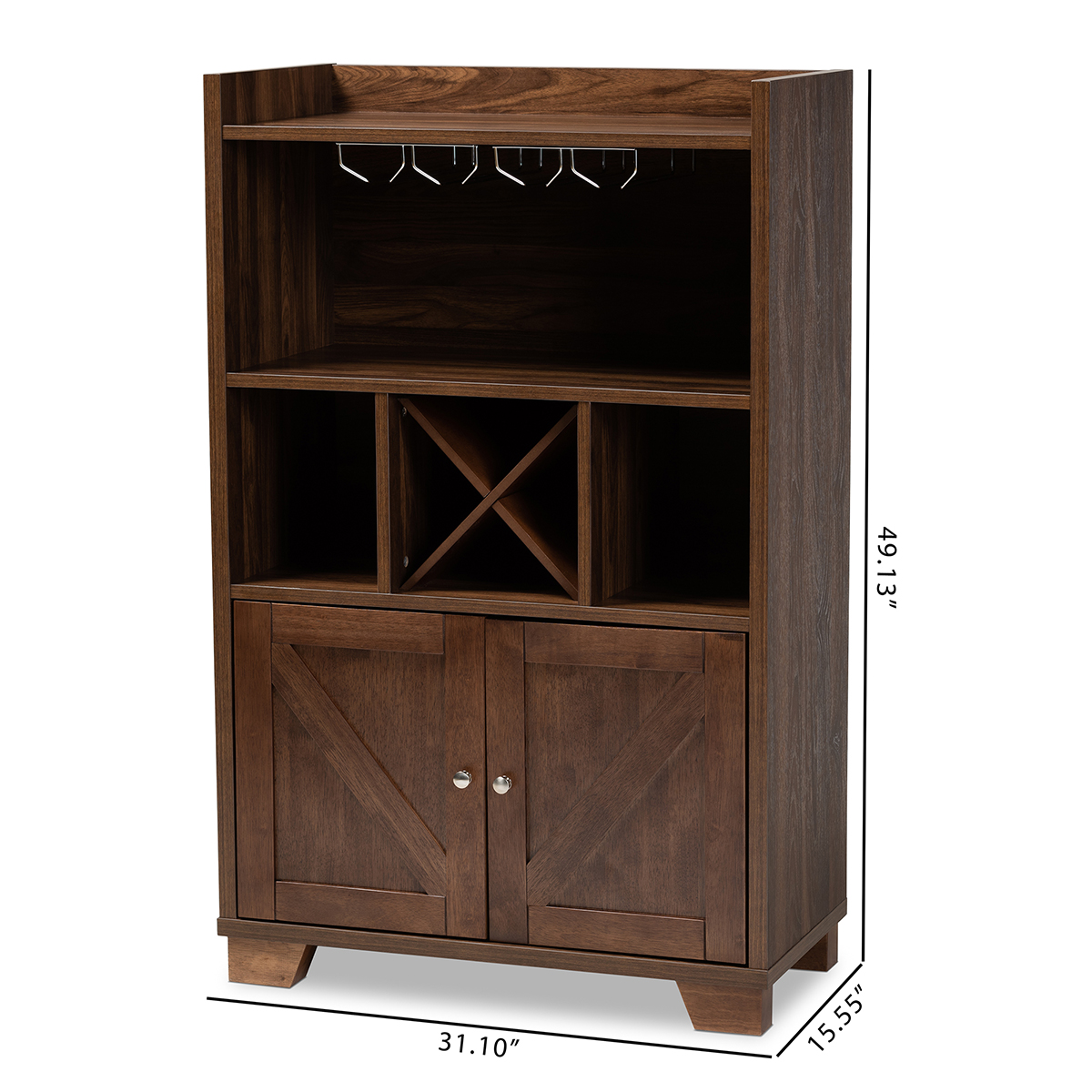 Baxton Studio Carrie Wine Storage Cabinet