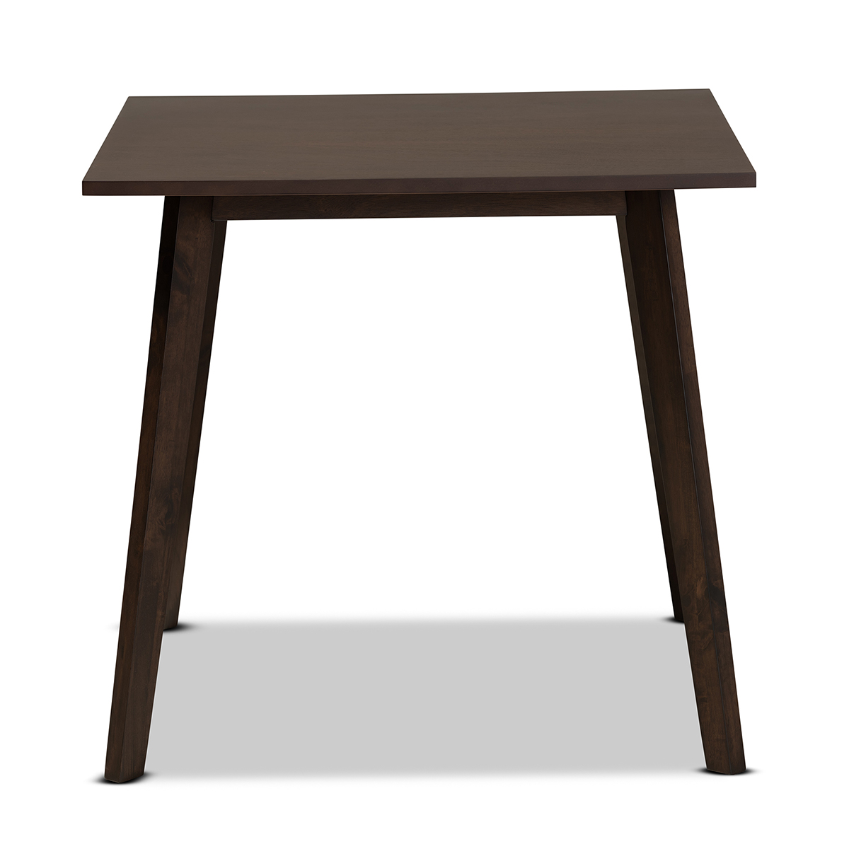 Baxton Studio Britte Mid-Century Square Wood Dining Table