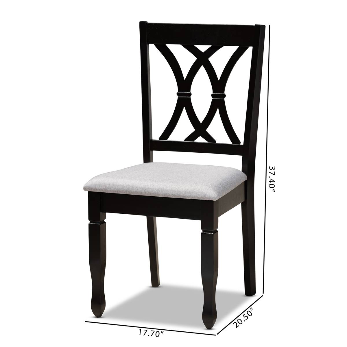 Baxton Studio Reneau 2pc. Dining Chair Set