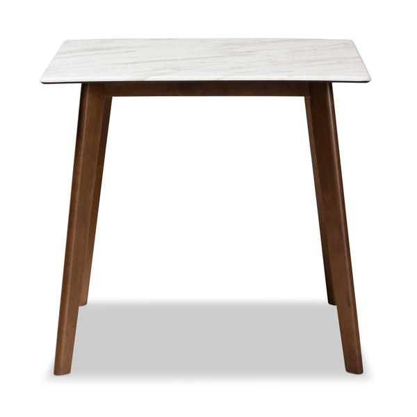 Baxton Studio Kaylee Walnut Brown Finished Wood Dining Table alternate view