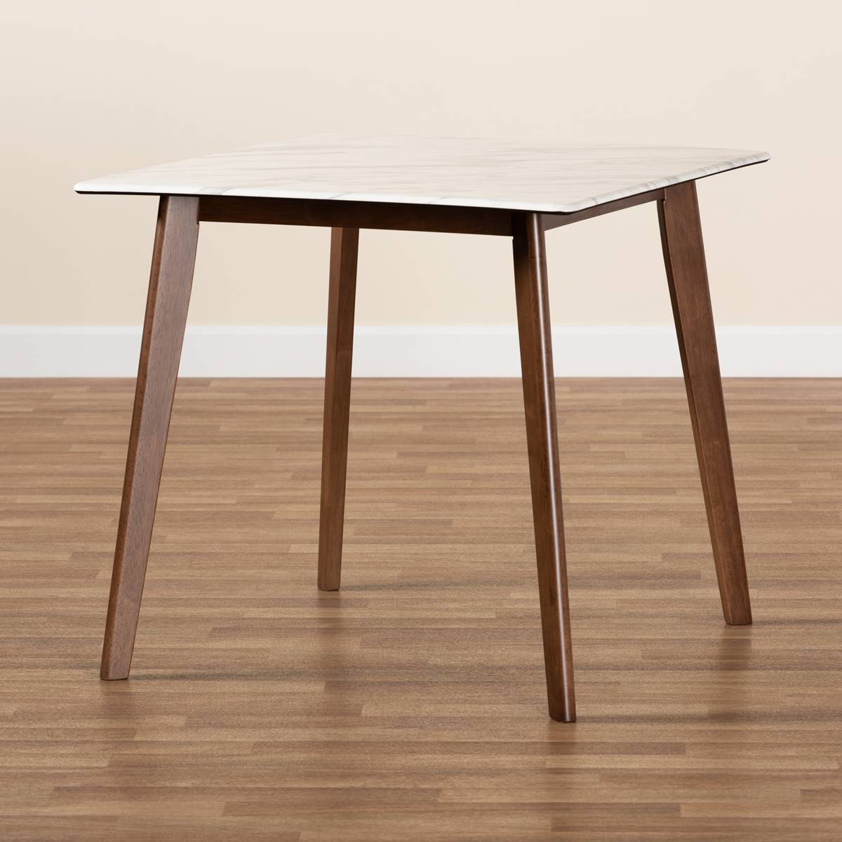 Baxton Studio Kaylee Walnut Brown Finished Wood Dining Table