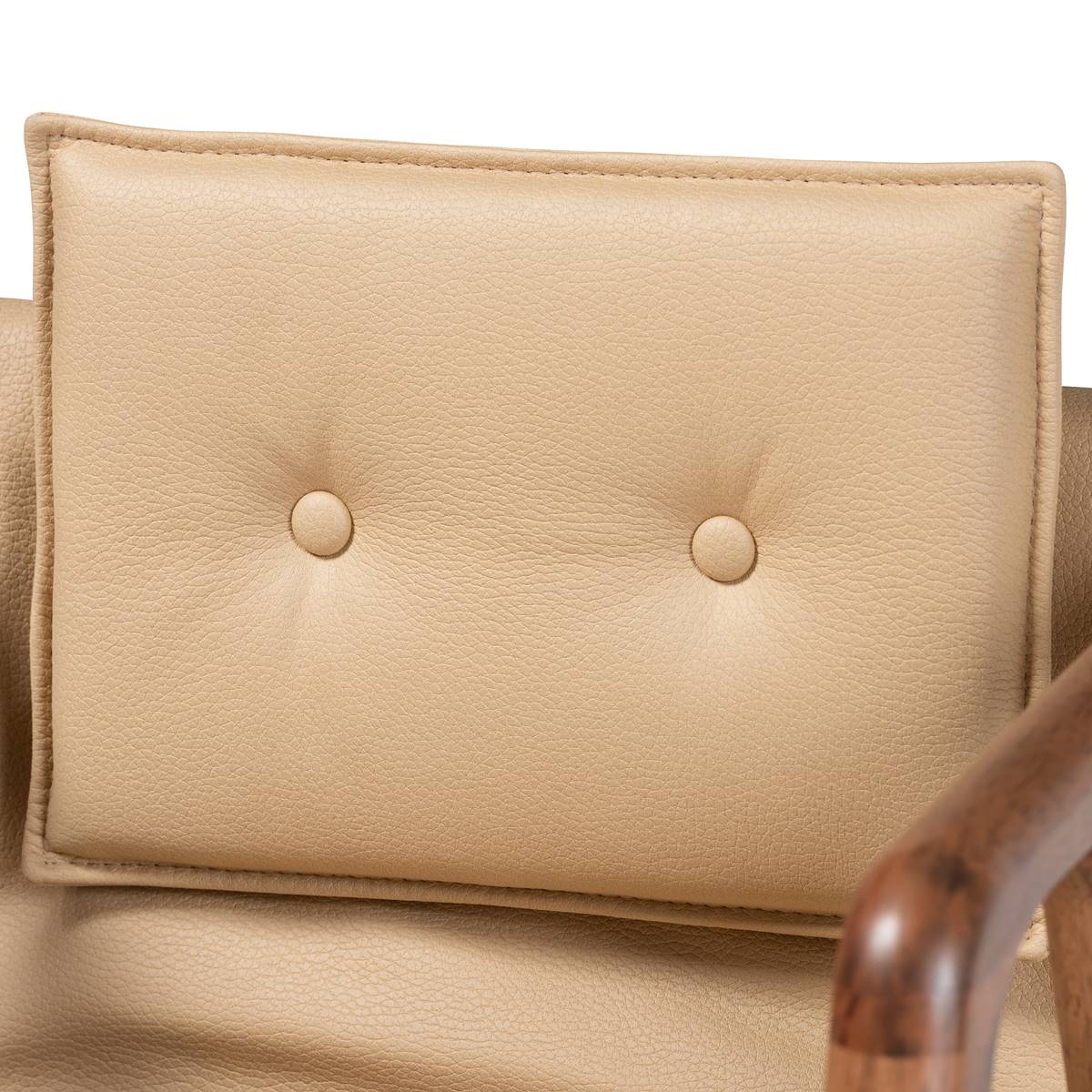 Baxton Studio Marcena Imitation Leather 2pc. Dining Chair Set