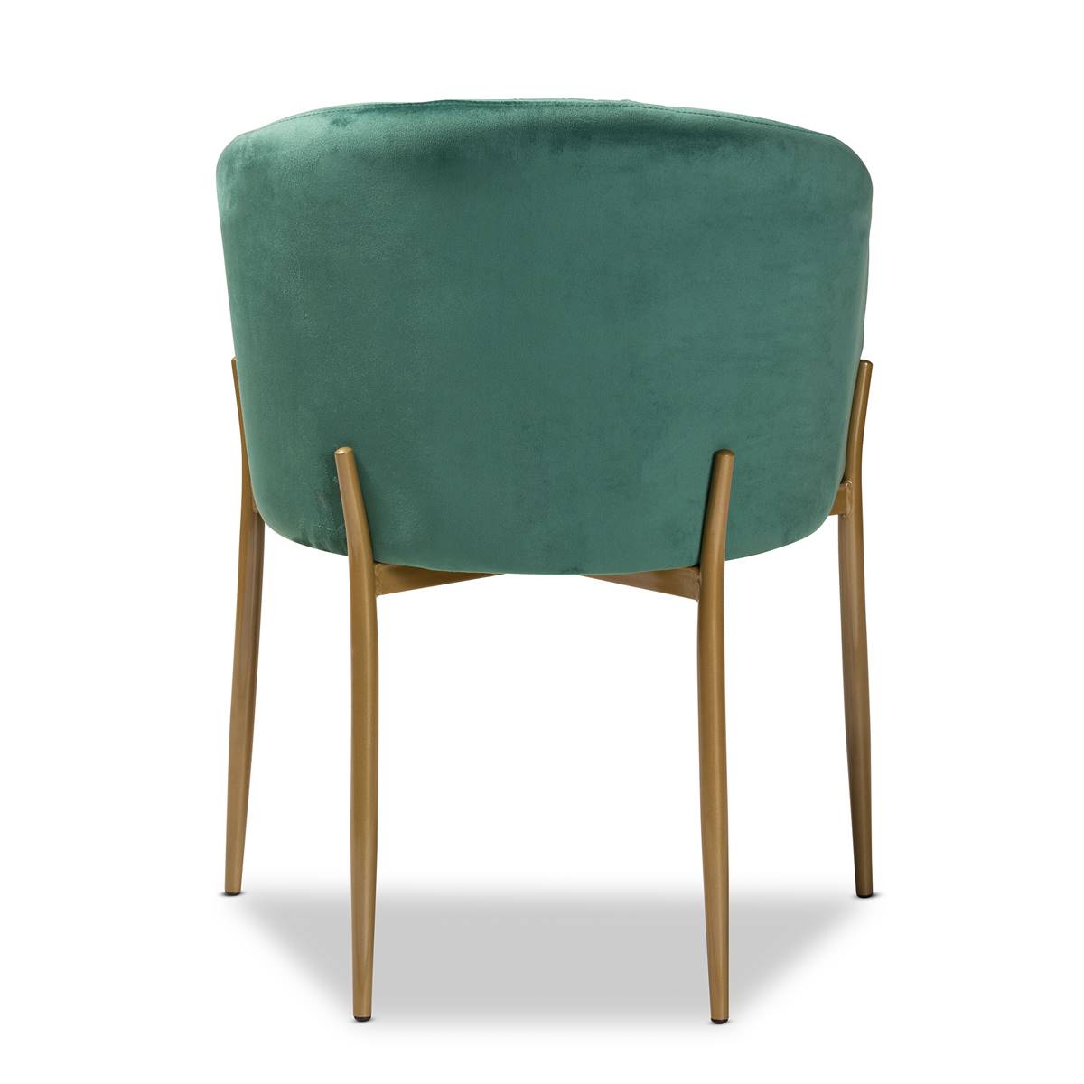 Baxton Studio Ballard Luxe & Glam Velvet Fabric Dining Chair