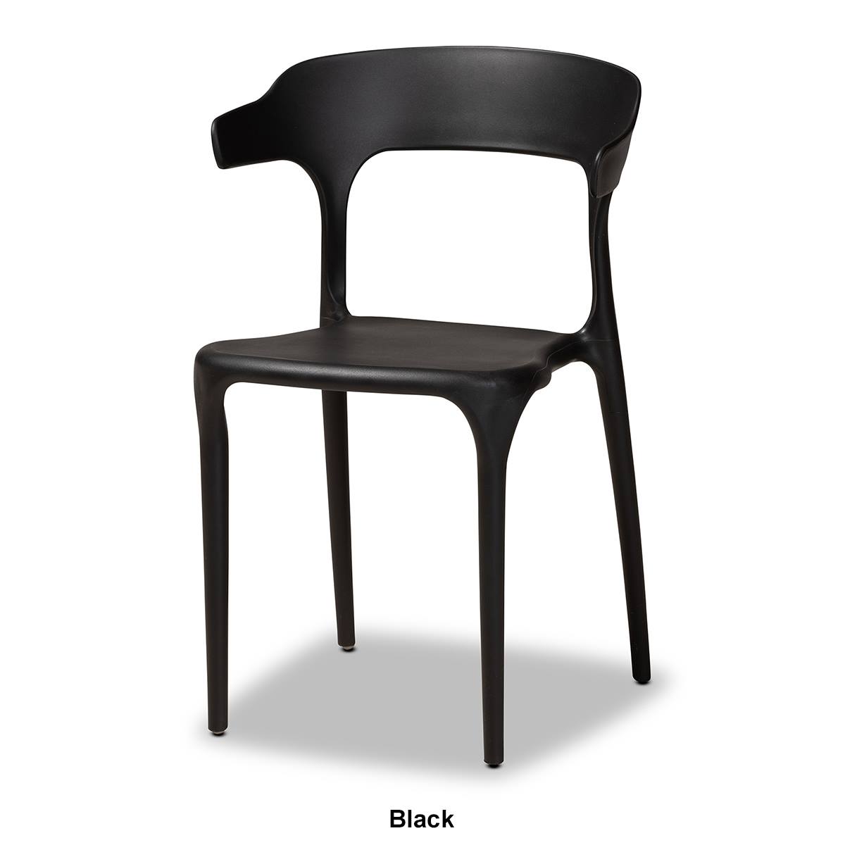 Baxton Studio Gould Modern Plastic 4pc. Dining Chair Set