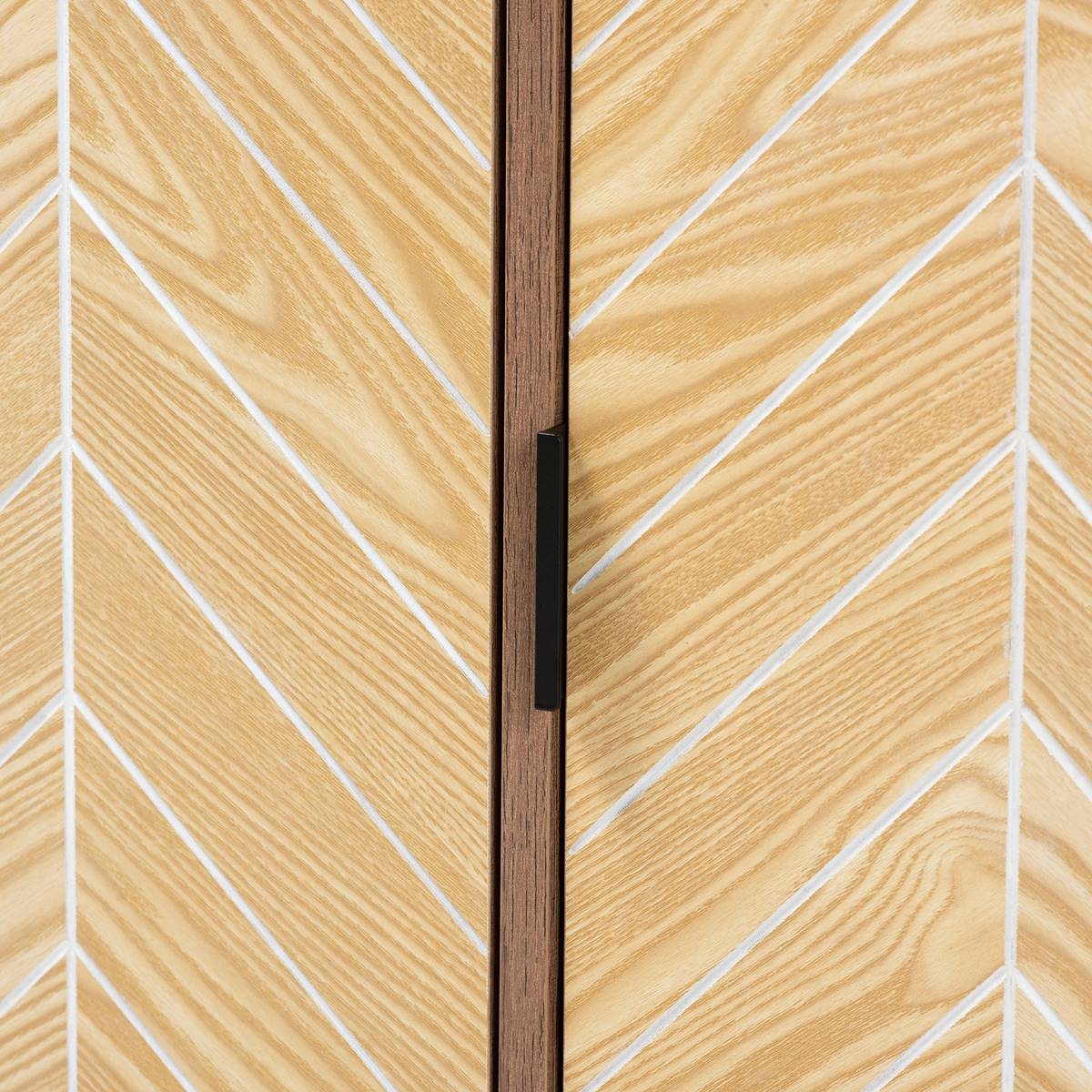 Baxton Studio Josephine Two-Tone Wood 3-Door Sideboard