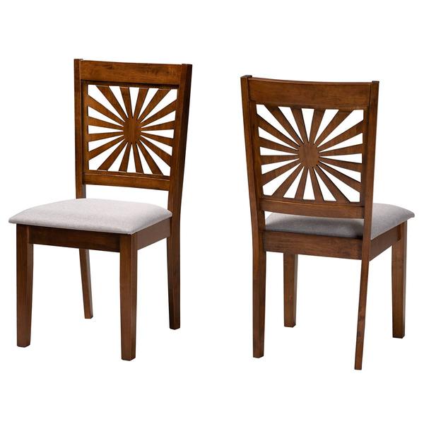 Baxton Studio Olympia Modern Wood Dining Chairs - Set of 2