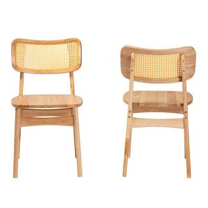 Baxton Studio Tadeo Oak Brown Finished Wood 2pc. Dining Chair Set alternate view