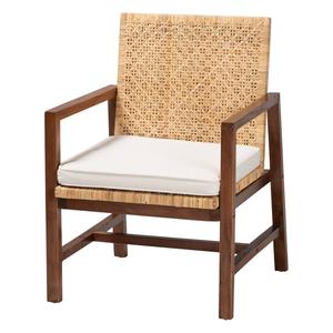 bali & pari Lovina Bohemian Light Honey Rattan Arm Chair