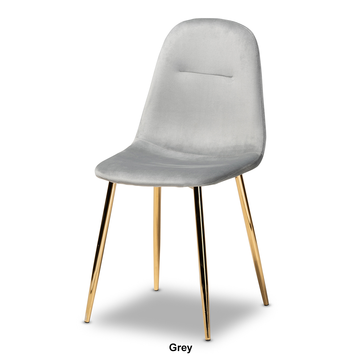 Baxton Studio Elyse Glam 4pc. Metal Dining Chair Set