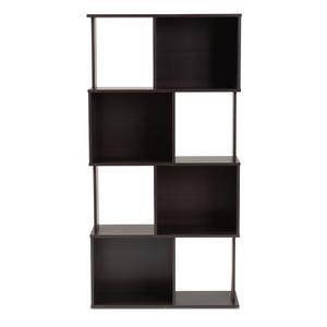 Baxton Studio Riva Geometric Wood Bookshelf alternate view