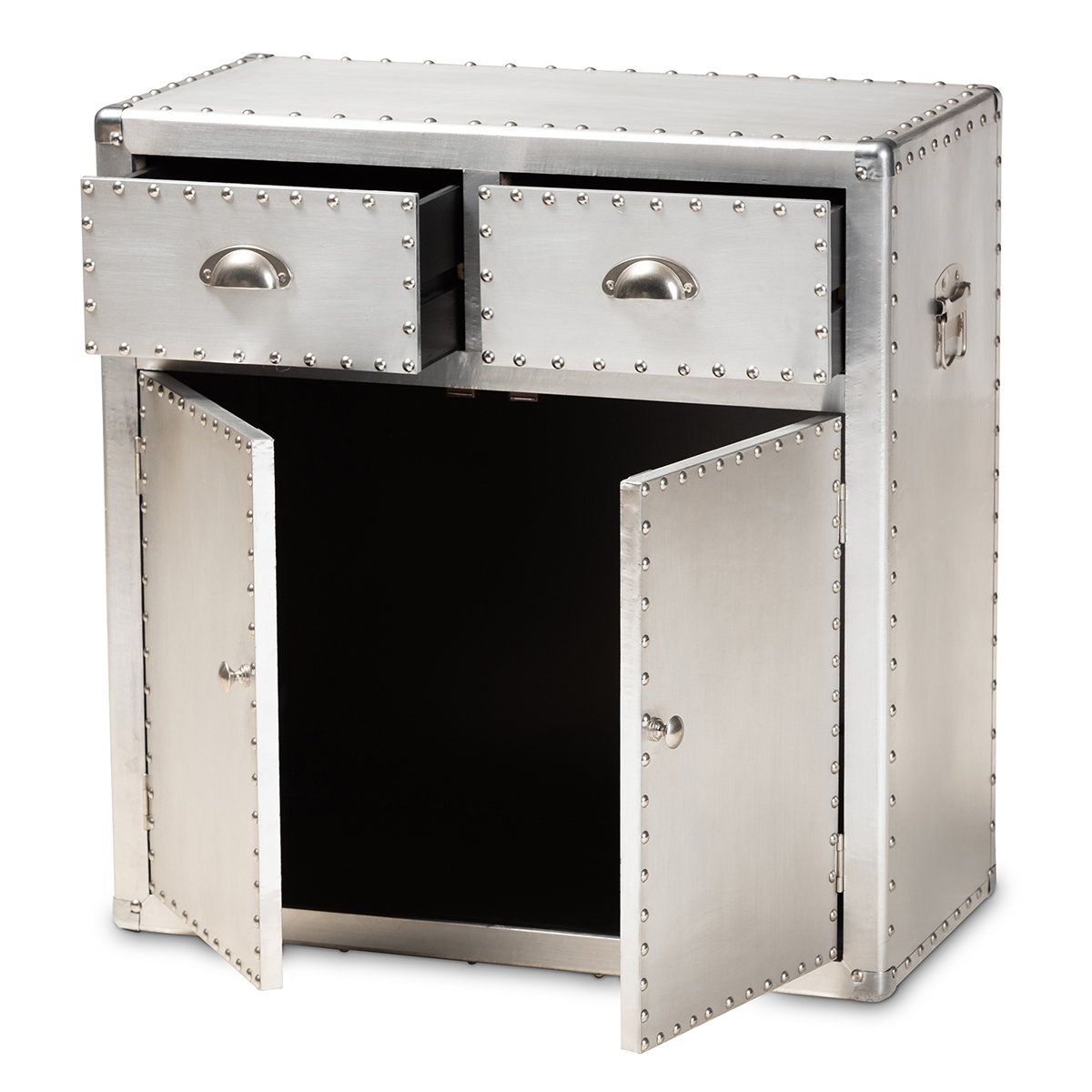 Baxton Studio Serge 2 Door Accent Storage Cabinet