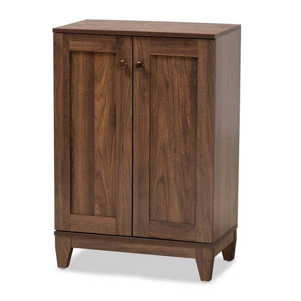 Baxton Studio Baxton Studio Nissa 2-Door Shoe Storage Cabinet