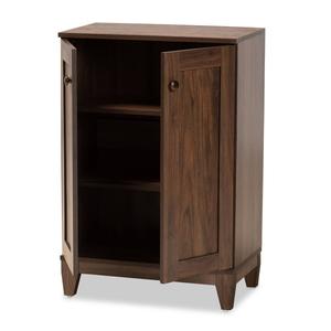 Baxton Studio Baxton Studio Nissa 2-Door Shoe Storage Cabinet alternate view