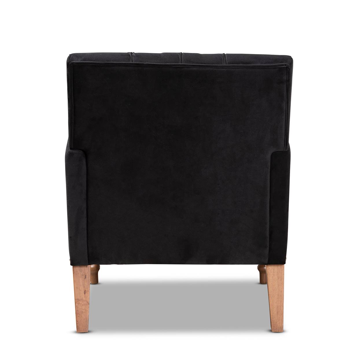 Baxton Studio Eri Contemporary Glam & Luxe Wood Armchair