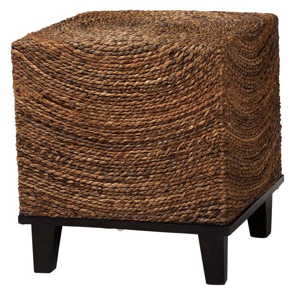 bali & pari Verino Bohemian Natural Seagrass End Table