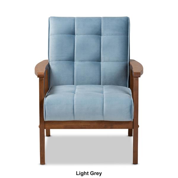 Baxton Studio Asta Mid-Century Wood Armchair alternate view