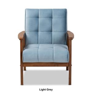 Baxton Studio Asta Mid-Century Wood Armchair alternate view