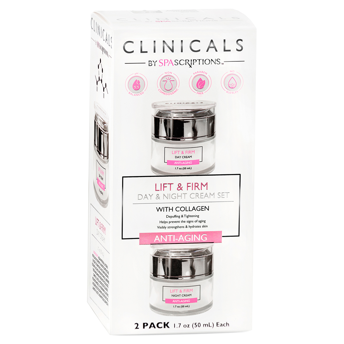 Clinicals By Spascriptions Lift & Firm Day & Night Cream Set