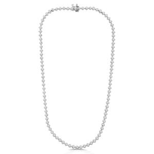 Nova Star(R) 2ctw. Lab Grown Diamond Sterling Silver Long Necklace