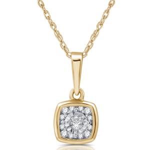 Nova Star(R) Lab Grown Diamond Cushion Frame Pendant & Earring Set alternate view