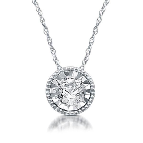 Diamond Classics(tm) 1/4ctw. Diamond Pendant Necklace