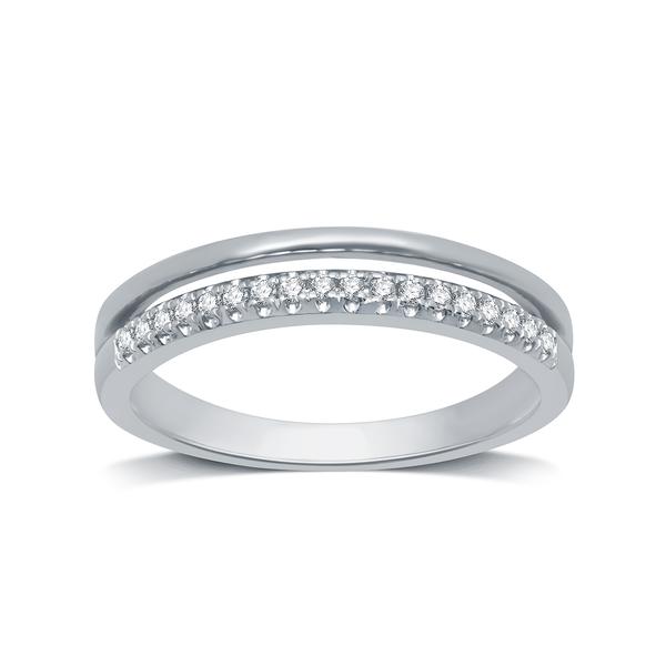 Endless Affection(tm) 1/10ctw. Diamond Double Split Wedding Band